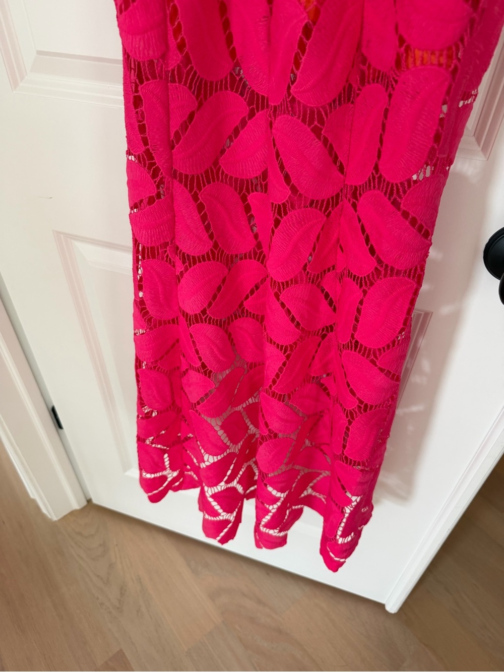 Vici Jaycie Colorblock Maxi Dress Pink Orange Small - Picture 3 of 9